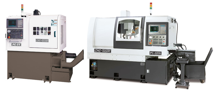 Автоматы продольного точения без люнетной цанги cnc-takang PC-25-32DS